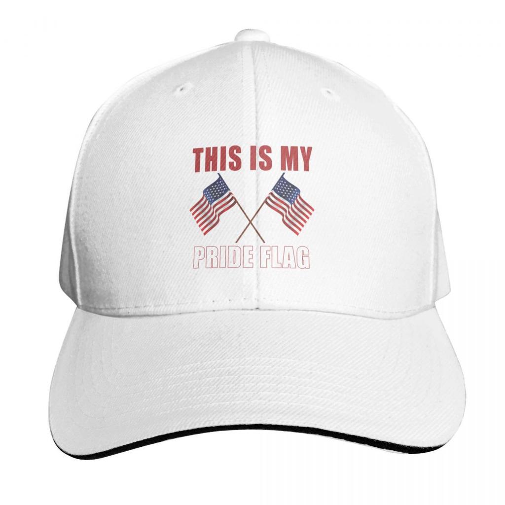 This Is My Pride Flag  USA Th of July Patriotic  Baseball Cap Trucker Hat Beach Bag Sports Cap Unisex Womens