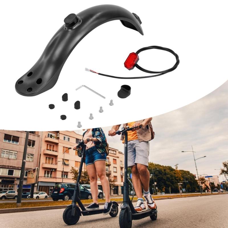 Universal Fit Rear Mudguard Anti Splash Scooter Guard Easy Install for Electric Scooters Provide  Enhanced Protection