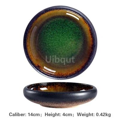Seaweed cup Side dish Ceramic round cup Japanese and Korean tableware Dessert round dish Multicolor bowl ramen bowl Bowl set