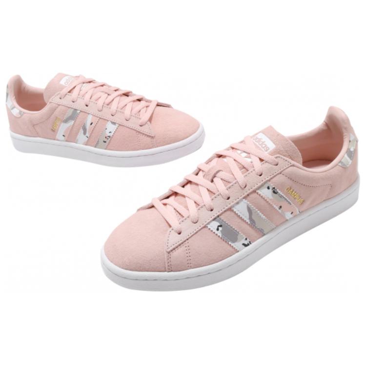 adidas Campus Ice Pink Women Sneakers Clear-Brown Footwear-White B37940