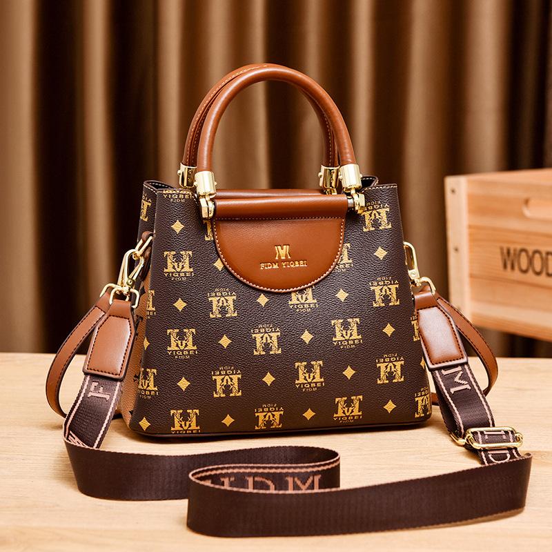 Bag Women 2025 New Large Capacity Bucket Bag Textured Shoulder Crossbody Bag Handbag Women