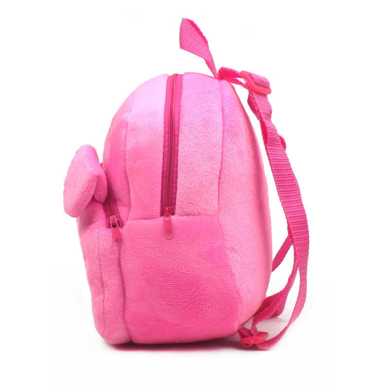 3D Fashion Children School Bags Cartoon Print Plush Kids Backpack Kindergarten Boys And Girls School Bags Mini Backpack Book Bag