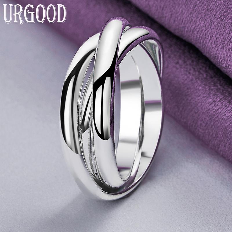 925 Sterling Silver Smooth Ring Fashion Jewelry