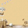 Cream and gold checkerboard wallpaper for living room and bedroom 50x1000