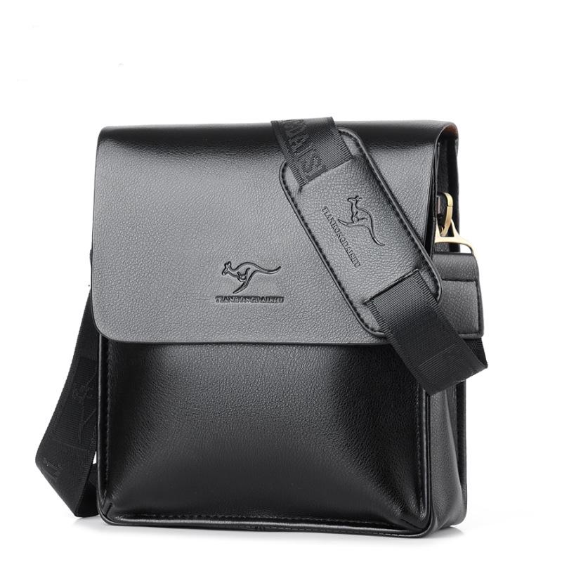 Herren Business Aktentasche und Umhängetasche aus echtem Leder mit großem Fassungsvermögen