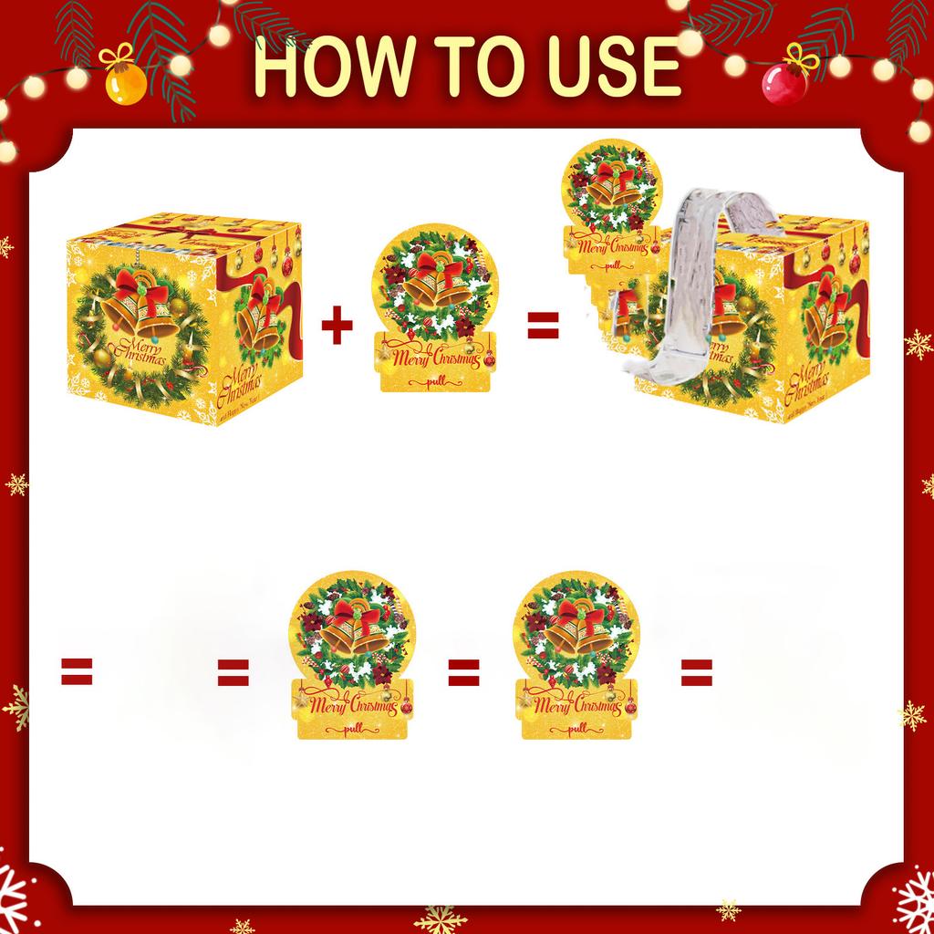 4 Sets Of Christmas Gifts In Different Styles Christmas Theme Party Surprise Money Gift Box Gifts