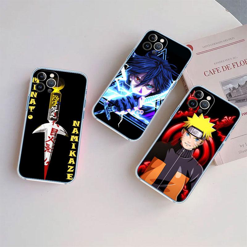Naruto Uzumaki Sasuke Transparent Phone Case for Samsung Galaxy A04 A04S A14 A23 A34 A54 M23 M33 M52 M53