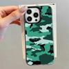 Case for iPhone 11 12 13 Pro Max 14 15 16 Plus 16e Soft Cover Camouflage Pattern