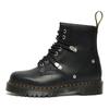 Dr. Martens 1460 Cuir Mode Simple Bottes Courtes Mi-Mollet Bottes Unisexe Noir 26959001