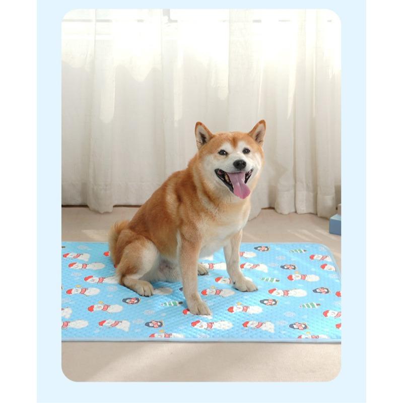 Heat Relief Cool Pet Mat Soft Ice Sleeping Pad Breathable Cushion for Dogs Cats Indoor Home Car Outdoor Daily Use