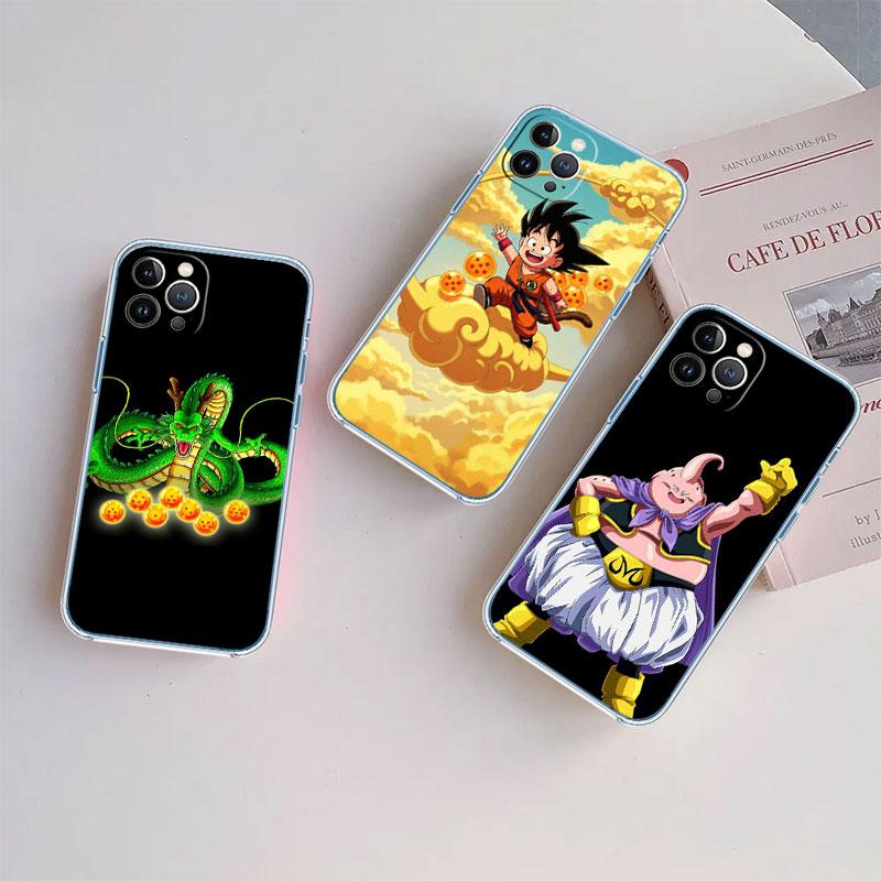 Anime Dragon Ball Goku Transparent Phone Case for Motorola Moto G10 G20 G30 G31 G32 G34 G35 G41 G42 G50 G51 G52 G55 G60 G60S