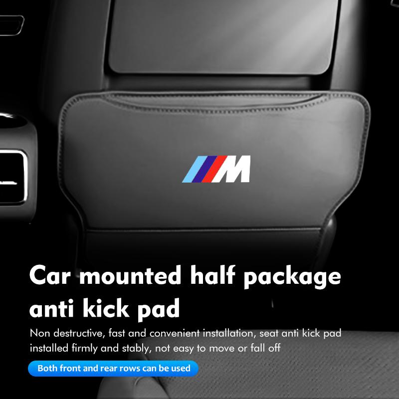 WCHT7 Car Seat Backrest Anti Kick Pad Rear Seat Storage Bag Accessories For BMW E93 F10 F20 F30 F40 F15 F25 F26 F31 F49 F86 M3 M5 X3