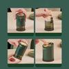 Toothpick Dispenser Environment-Friendly Material Press Type Toothpick Holder Home Split Design For Storage Toothpick Box