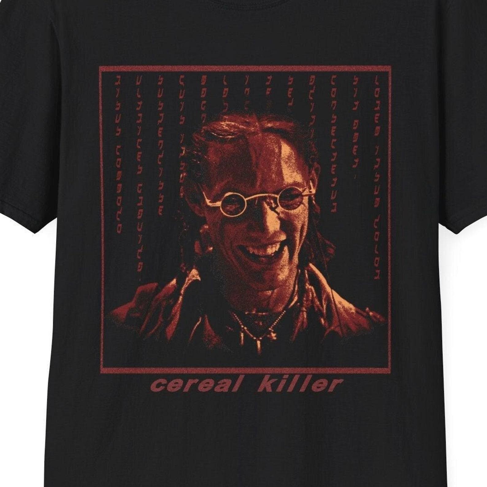 Cereal Killer Tee, Hackers 90s Movie Shirt, Matthew Lillard Graphic Tee 4XL