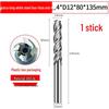 615 Aluminum Alloy CNC Tool: High-Speed Steel 4-Flute Extended End Mill with 3-Flute Milling Cutter