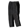 Keuluchi Velour Corduroy Two-Tone Pants (Charcoal Black)