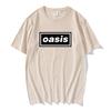 Hip Hop Streetwear Live'25 Oasis-s Band Tshirts Round Neck Cotton Unisex Tee-shirt Summer Casual Graphic Printing T-shirt