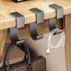 Stainless Steel Table Hooks Student Backpack Hooks Storage Hanging Hooks Office Desktop Edge Hooks School Water Bottle Hooks