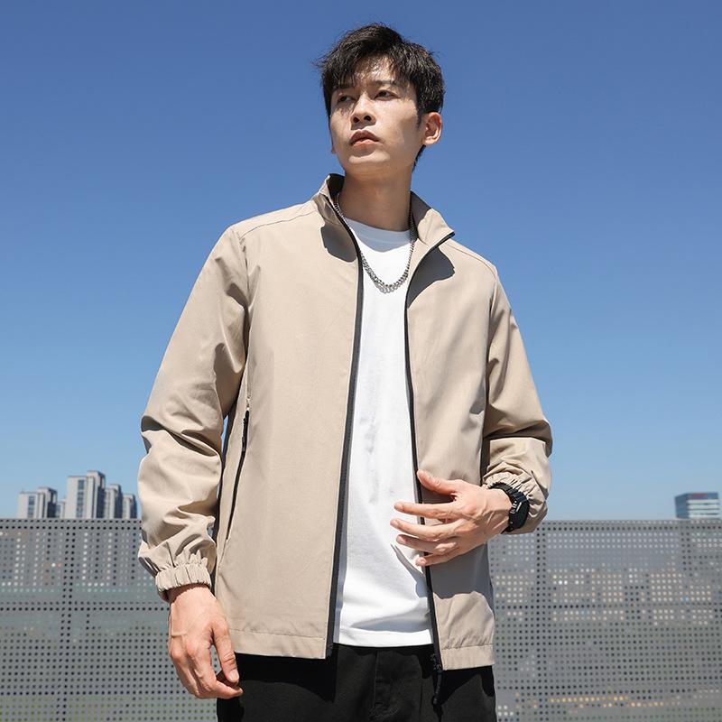 Autumn Casual Jacket Jacket Men's Solid Color Loose Trendy Brand Men's Coat Korean Version Trendy Versatile Top