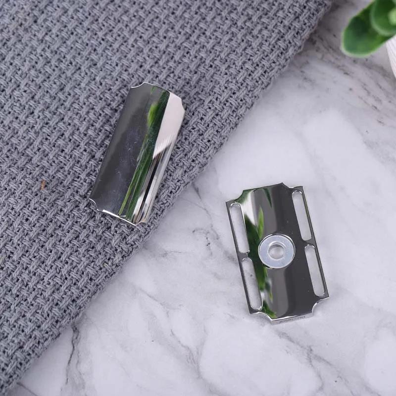 Yaqi New Vostok 70SB Straight Bar 316 Stainless Steel Polished Safety Razor Head With 0.7mm Blade Gap Portable Travel Razor Head