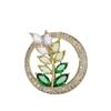 Wheat Ear Brooch, Personalized Pin, Collar Pin, Anti-glare Buckle for Fixing Clothes and Accessories