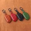 Genuine Leather Key Case for Cadillac CT5/CT4/XT6 - Premium Cowhide Key Holder