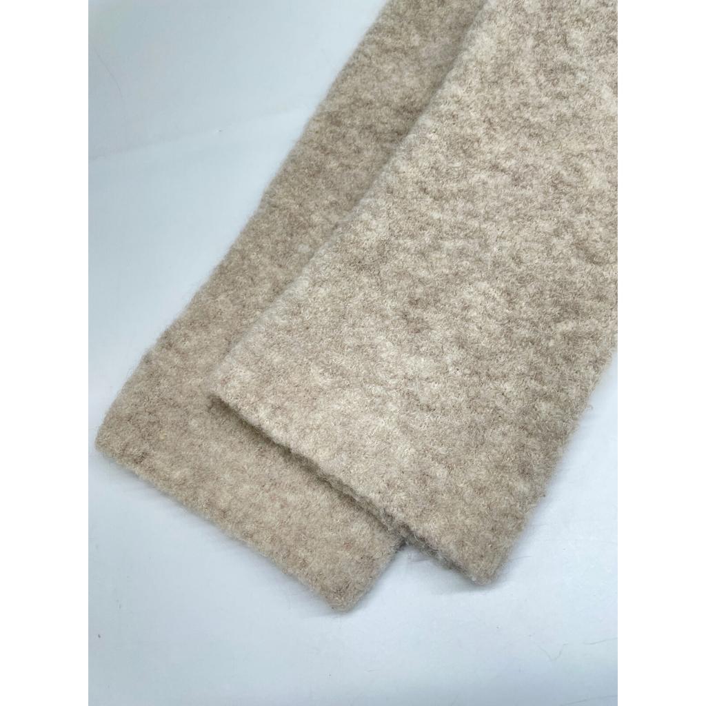 BACCA Beige Beige Alpaca Roof Belted Cardigan Tops S beigeUsed