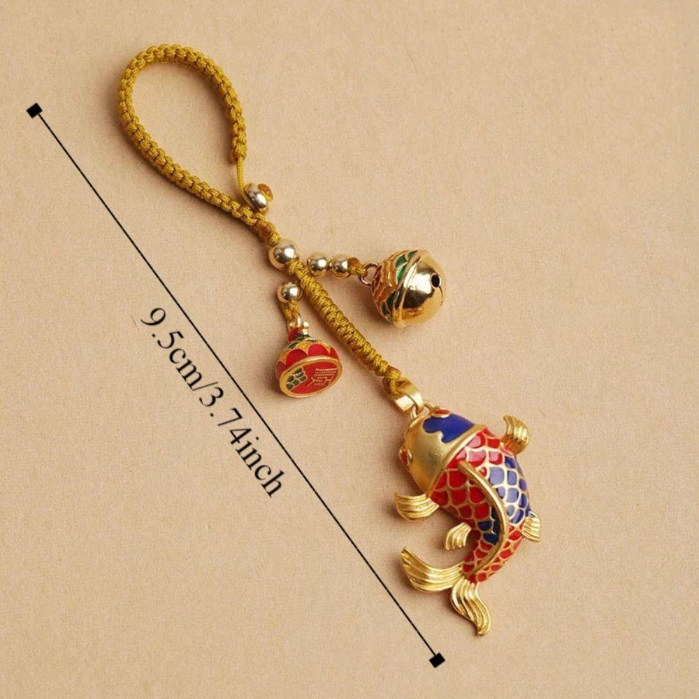 Chinese Style Lucky Keychain Small Pendant Car Key Chain Unique Key Chain Strap  Women