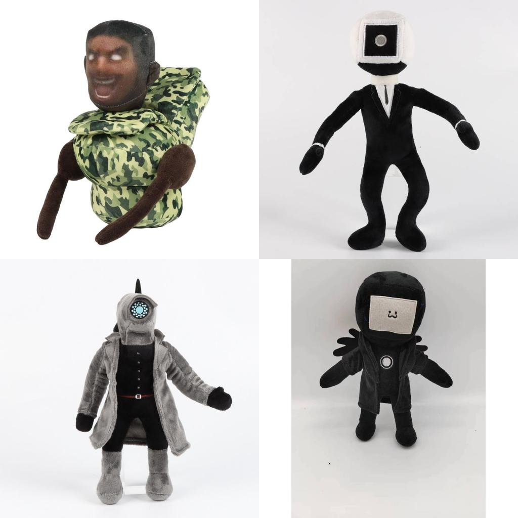 Skibidi Toilet Speakerman Plush Toy Multiple Colors And Designs Available