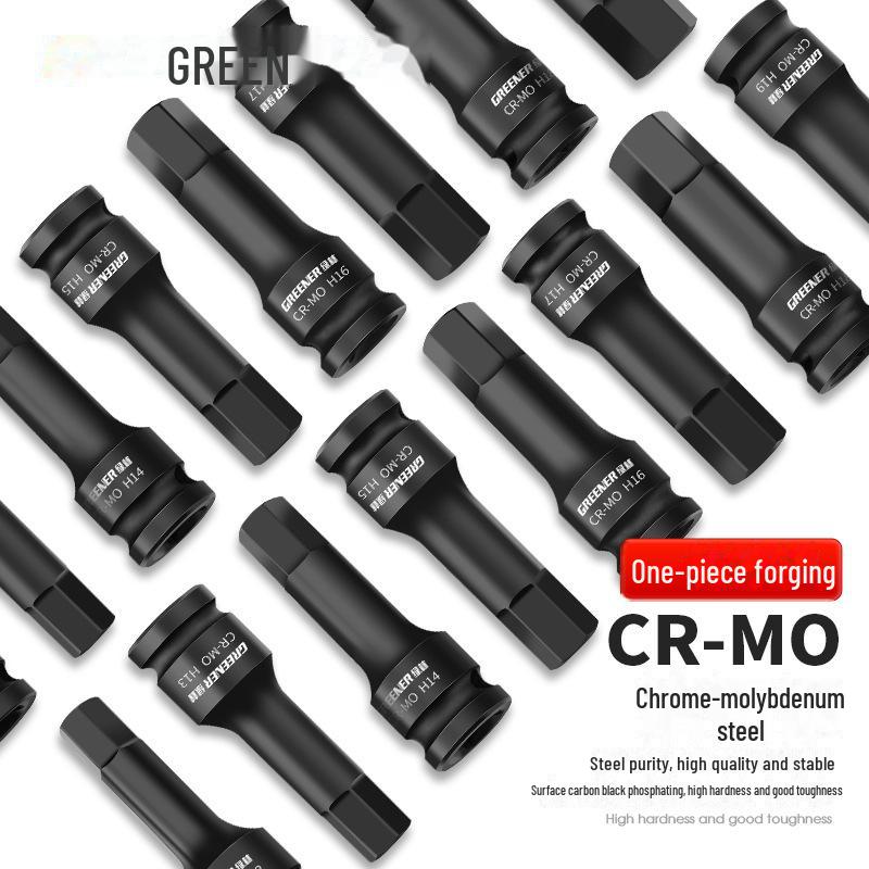Green Forest 1/2 Hex Pneumatic Socket Wrench and Screwdriver Set