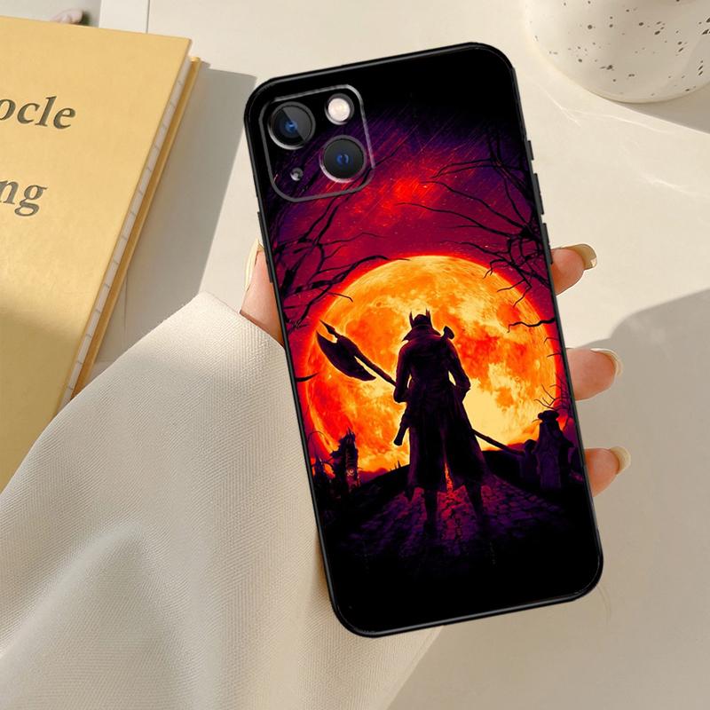Game Bloodborne Cover For iPhone 13 14 15 16 Pro Max 12 Mini 11 14 15 16 Pro Max Plus X XR XS Max Phone Case