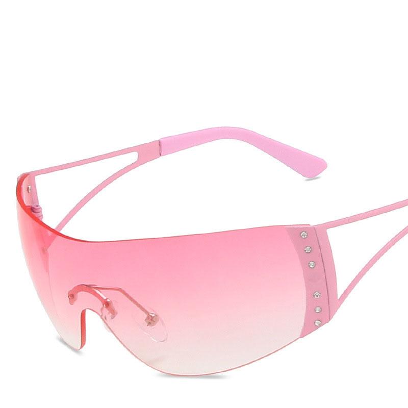 Future Technology Style Sunglasses Women Punk Y2K Hip Hop UV Protection Sun glasses Women Stage Performance Female Sunglass