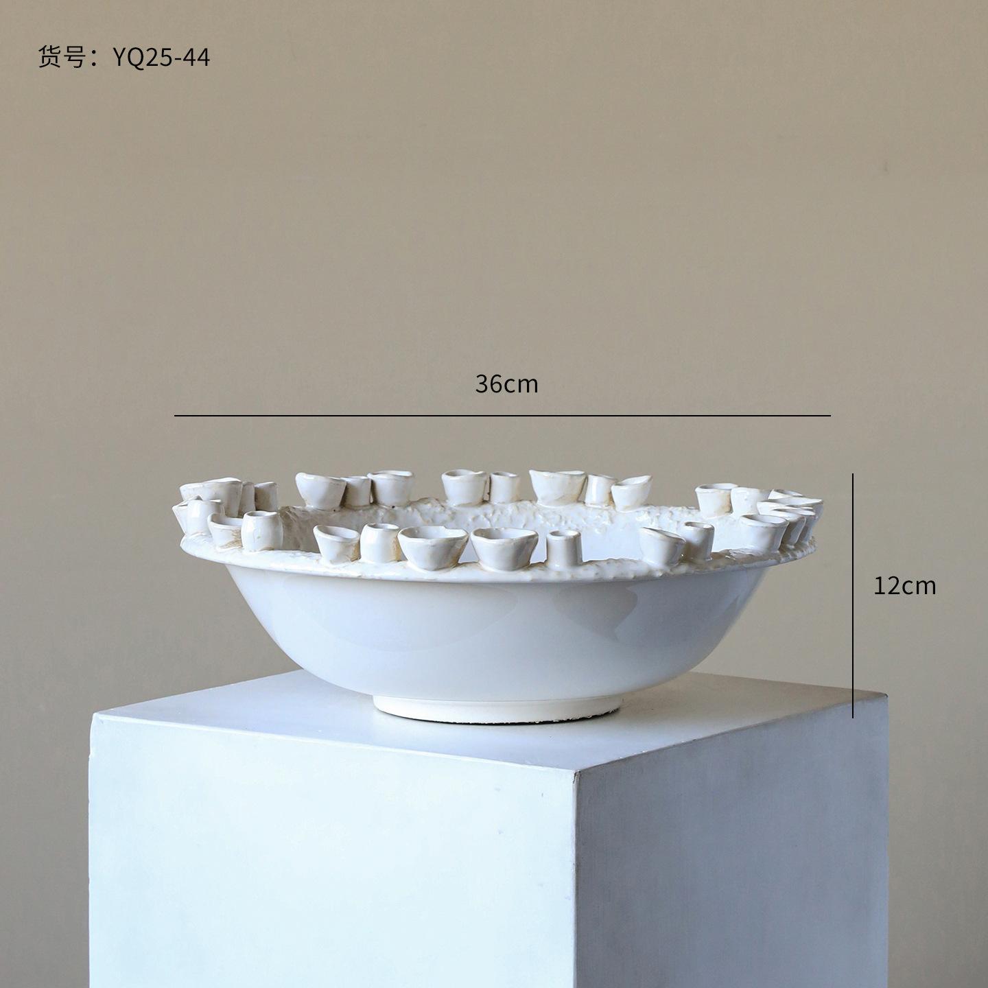 Керамическая Ваза Абстрактный Геометрический Горшок для Цветов Цветочный Контейнер Неправильная Трубка Цветочный Горшок Ваза для Цветов Аксессуары для Домашнего Декора белый