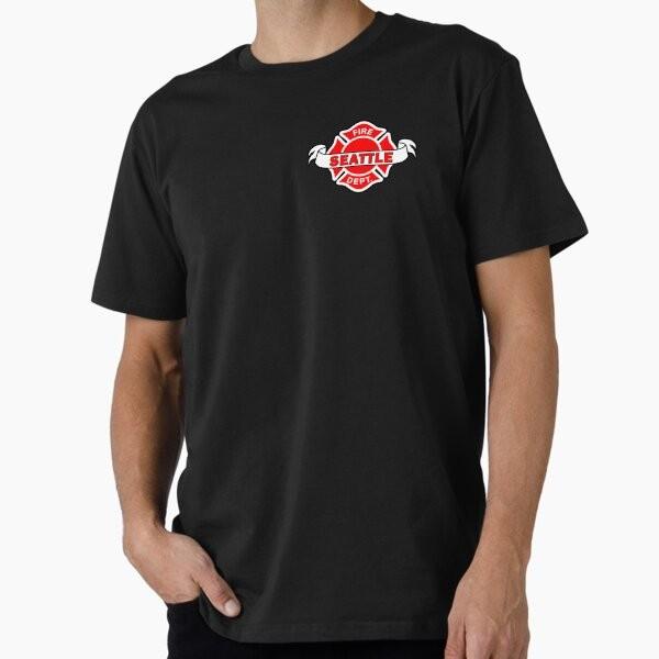 Logo FIREFIGHTER Station 19 Work Shirt Premium T-Shirt M-2XL Gift,