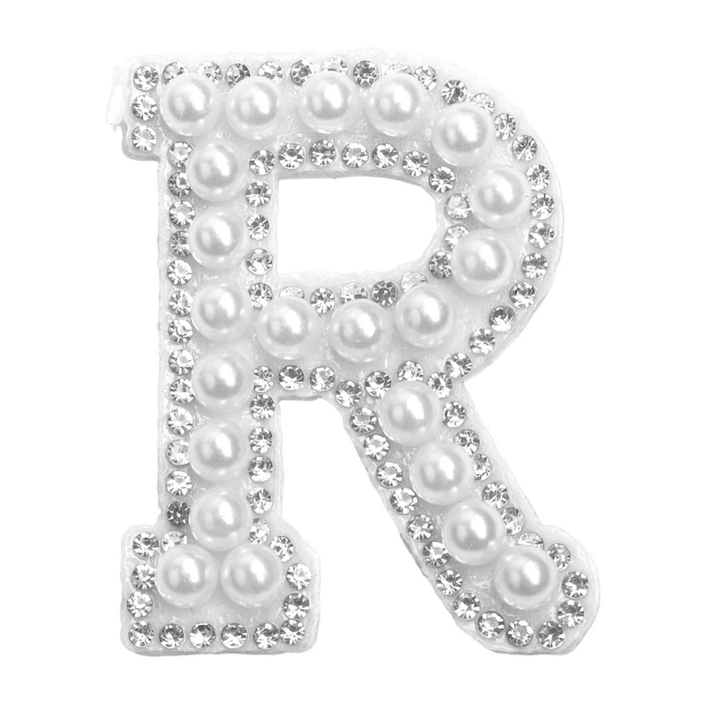 Pearl Letters Clothes Letter Alphabet Embroidery Sparkle