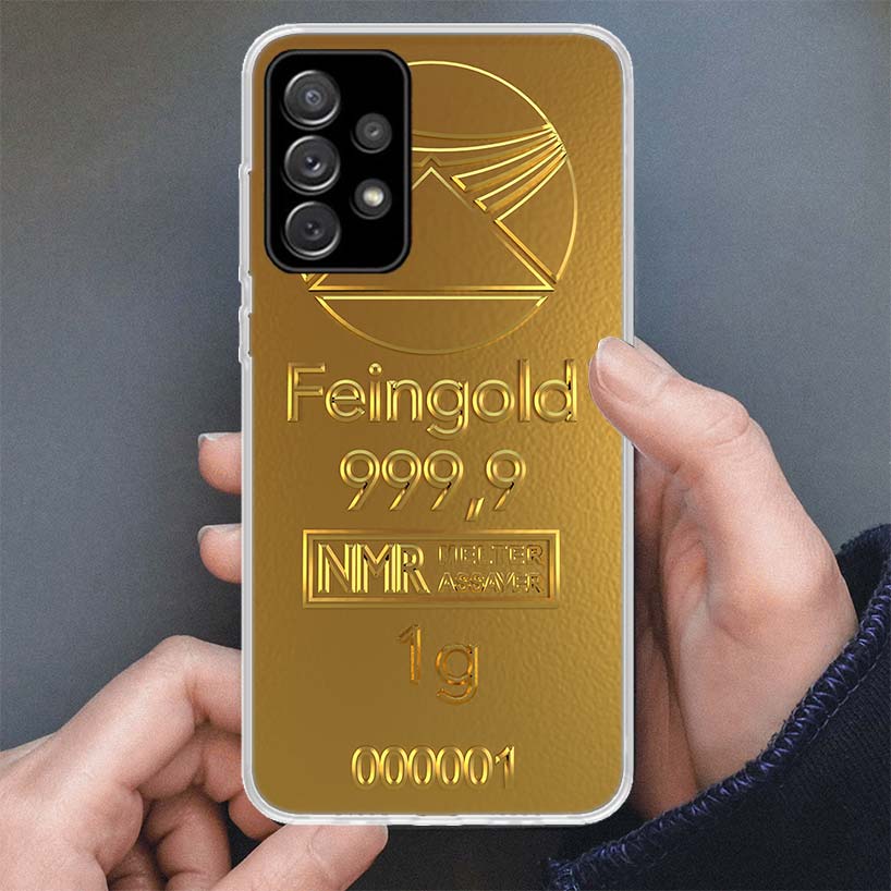 Fine Gold Pattern Printing Phone Case For Samsung Galaxy A51 A50S A71 A70 A41 A31 A21S A10 A20E A30 A40 A6 A7 A8 + A9 Soft Shell