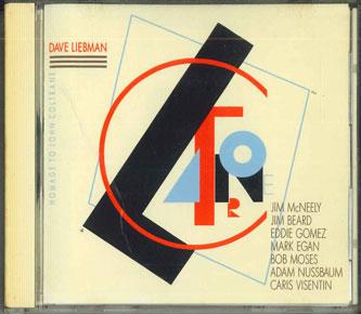 

CD DAVE LIEBMAN - Homage To John COLRANE A29C1023 NEC AVENUE 1989 Japan Jazz Used