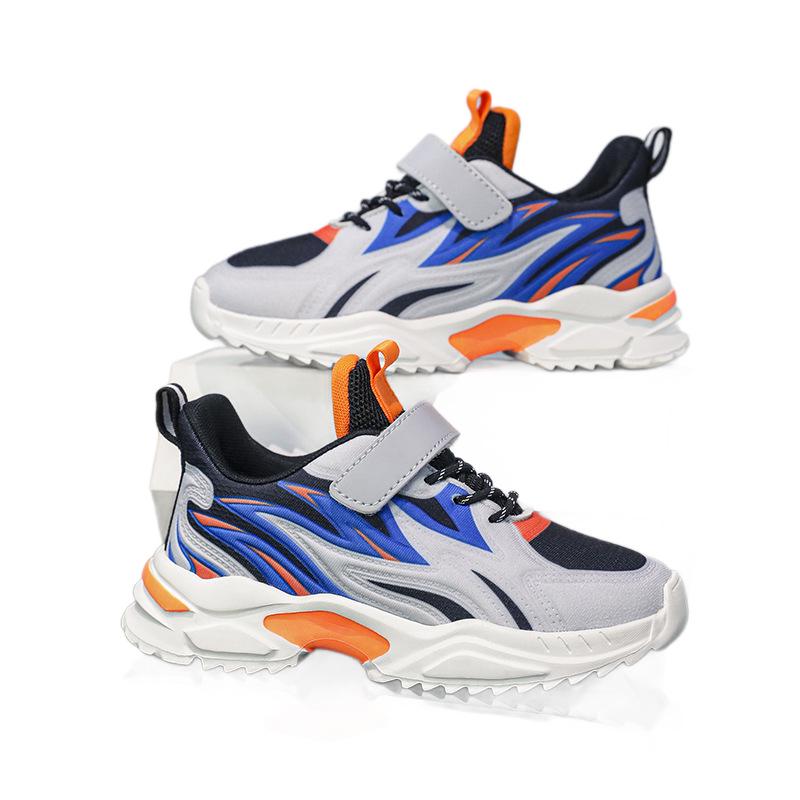 Boys' 2025 Autumn/Winter Breathable Mesh Running Shoes - Non-slip, Wear-resistant Sports Shoes for Kids