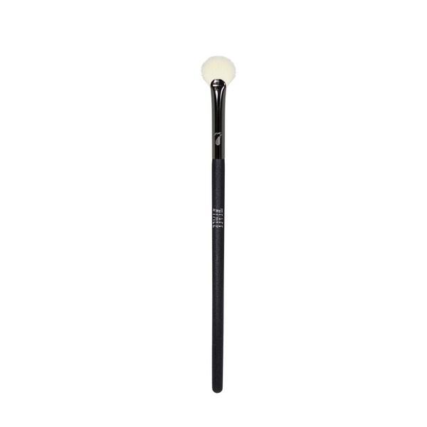 

Chillface dark gray N346R round small fan brush, mixed colors, 1 piece, the most popular beauty accessory in Korea