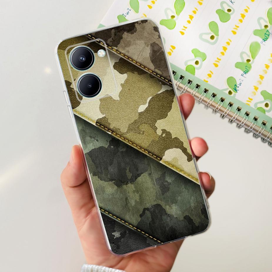 For Realme C33 2023 Case New Fashipn Painted Back Cover Soft Silicone Phone Case For Realme C33 C 33 RealmeC33 Fundas 6.5'' Bags