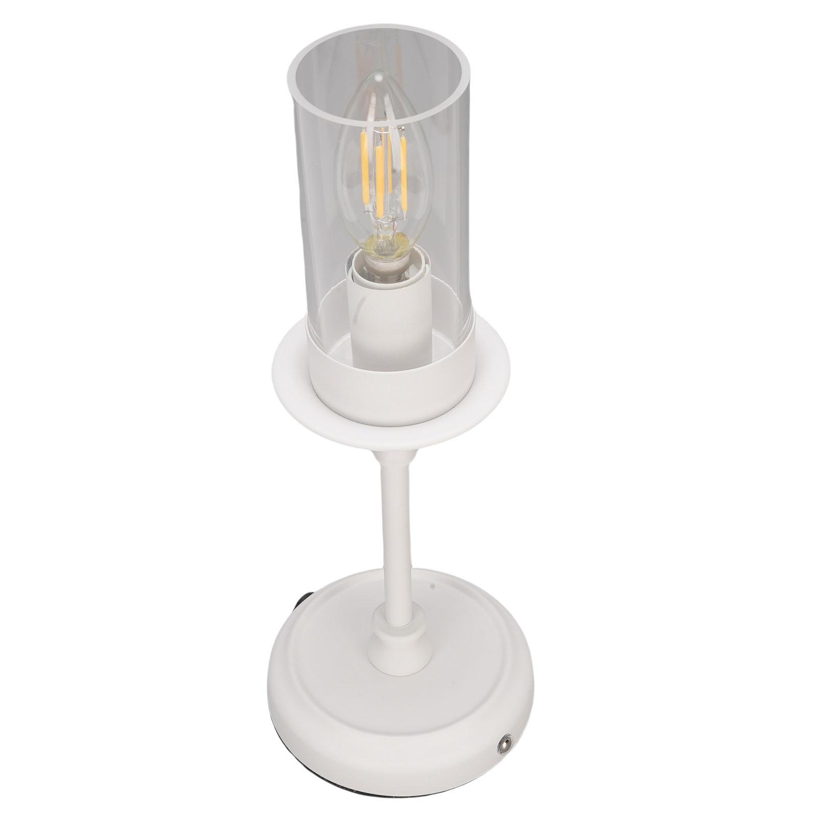 Decorative Candlestick Lamp Vintage Design Multifunctional Bedside Table Lamp for Wedding Parties