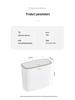 2024 Large Capacity Wall-Mounted Trash Can with Lid for Bathroom, Kitchen, and Living Room
