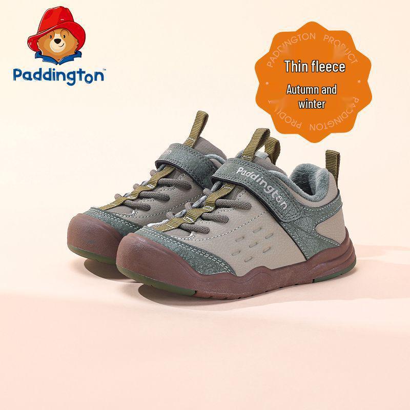 Paddington Bear Toddler Winter Sports Shoes - Non-slip Velvet Cotton for Boys & Girls