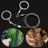 1/2pcs Portable Wire Saw, Stainless Steel Survival Chain Saw for Camping, Hiking, Cutting Wood, Trees & Branches, Outdoor Tool