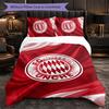 Bayern Munich Themed Bedding 3Pcs Duvet Cover Set Decorative Bed Linen For Teen Room Home Decoration