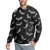 Men's Casual Fashion Printed Round Neck Pullover Sweatshirt
