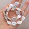 1String, Irregular Baroque Pearls, White Natural Freshwater Pearl Beads, 16×22–17×25 mm, for DIY Necklace Bracelet Accessories, Jewelry Making, 36cm