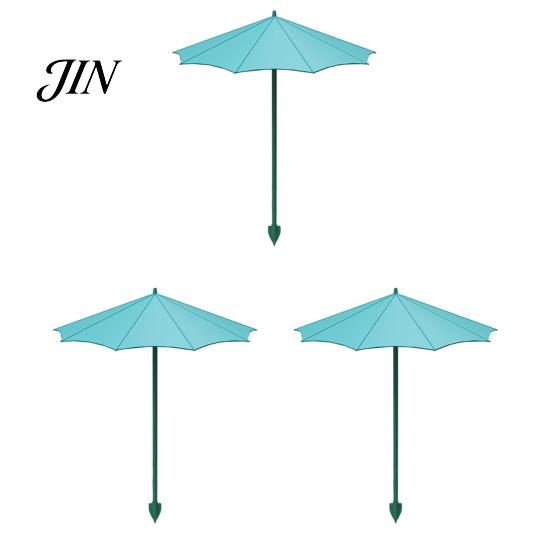 Garden Parasol 10 Inch Diam Plant Umbrella, Outdoor UV Protection Shade, Mini Provides Shade Durable Umbrella To ?Defend Plants from Blazing