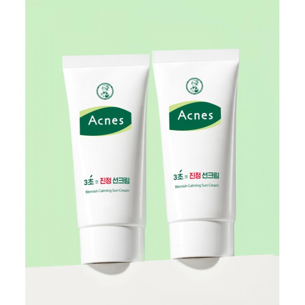 Acnes [Close Fit Tone Up SPF 50+] 3 Sekunders Lugnande Solkräm 50ml