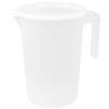 WINOMO Heat-Resistant Plastic Measuring Cup with Handle, 3.5L, with Lid, Polypropylene Resin, BPA-Free